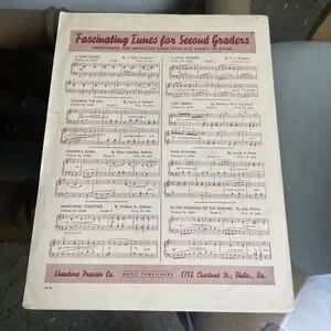 Vintage 1941 That Turkey Gobbler Piano Solo Louise E Stairs
