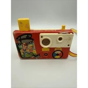 Vintage 1967 Fisher Price Picture Story Camera Toy #784 Works READ