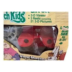 Vintage 1984 Cabbage Patch Kids View-Master Gift Set 3D Viewer Reels NOS