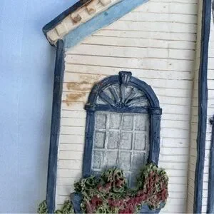 Vintage 1989 Brian Baker’s Deja Vu Collection “1522 Country Church” Wall Hanging