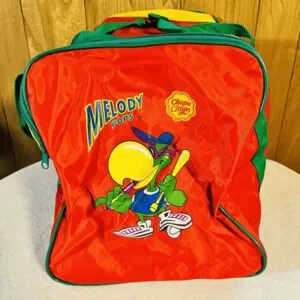 Vintage 1990s Chupa Chups Melody Pops Promo Sports Gym Travel Duffle Bag