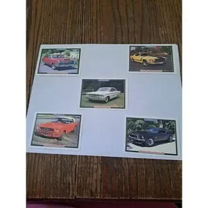 Vintage 1992 Collect A Card Musclecar Trading Cards Lot of 5 Ford Car Cards