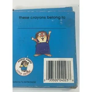 Vintage 1992 Little Critter Mercer Mayer Giant Crayons