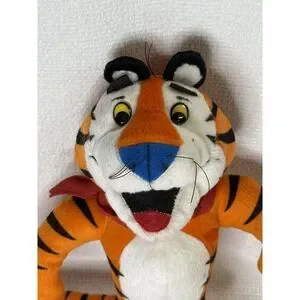 Vintage 1993 Kelloggs Frosted Flakes Tony The Tiger Stuffed Plush Animal Toy 10"