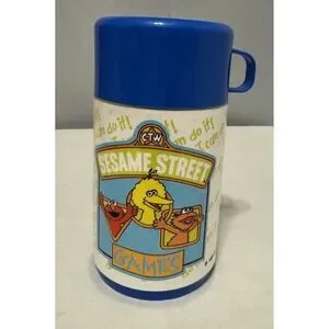 Vintage 1995 Aladdin Sesame Street Thermos Big Bird Elmo