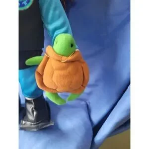 Vintage 1997 Carie Aquarist Plush Doll With Tags And Accessories