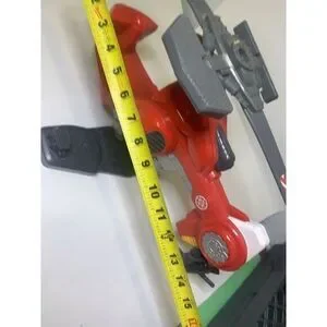 Vintage 1998 Rescue Hero's Red Helicopter Toy Working Pull String