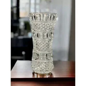 Vintage 24% Lead Crystal Bud Vase By Lausitzer Glass German Democratic Republic
