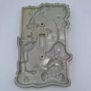 Vintage 70's Looney Tunes Bugs Bunny & Friends 3D Light Switch Cover Plate