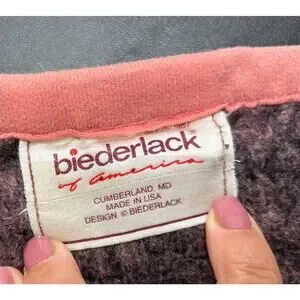 Vintage 80s Biederlack MINNIE MOUSE Baby Girl Blanket Disney Pink White 1984