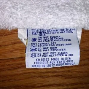 Vintage 80s Royal Velvet Bath Hand Towel Stitchsations Hydrangea Embroidery