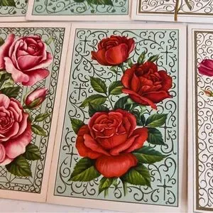 Vintage All Occasion Greeting Cards Floral With Christian Bible Verses Set Of 11