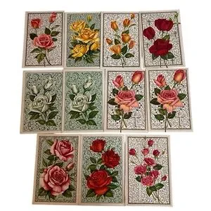 Vintage All Occasion Greeting Cards Floral with Christian Bible Verses Set of 11