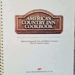 Vintage America's Country Inn Cookbook R T French Company First Printing
