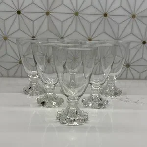 Vintage Anchor Hocking Berwick Boopie Juice/Wine 5oz Glasses Set of 6