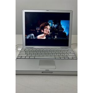 Vintage Apple PowerBook G4 12in Silver 1.67GHz 512MB RAM DDR DVD Mac OS X Laptop