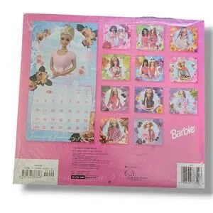 Vintage Barbie 1999 16-Month Calendar – Sealed Collectible Mattel Retro Art