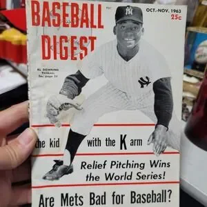 Vintage Baseball Digest Magazine Lot 1951-1963 Stan Musial DiMaggio Set 13