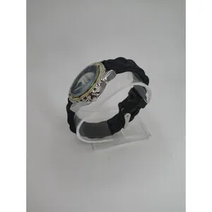 Vintage Batman Glow Logo QUARTZ Watch Stainless Steel Rubber Strap Collector Box