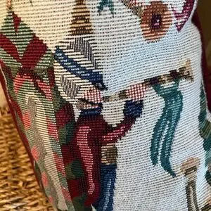 Vintage Bear Tapestry Stocking Pillows Set Of 2