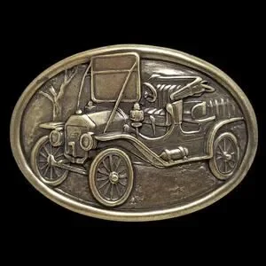 Vintage Belt Buckle Brass Avon Ford Model T Car Automobile Ford Motor Company