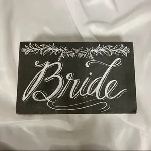 VINTAGE Bride Sign