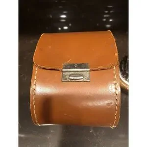 Vintage Brush Set With Real Hide Leather Case Made In England