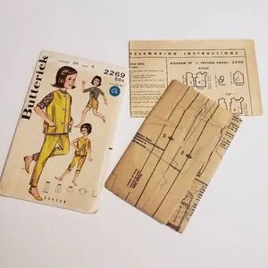 Vintage Butterick Sewing Pattern