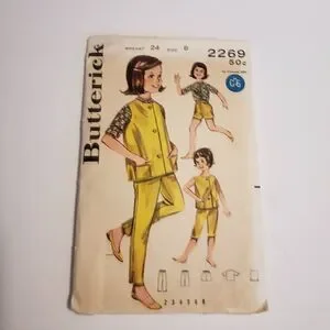 Vintage Butterick Sewing Pattern Vintage Butterick Sewing Pattern