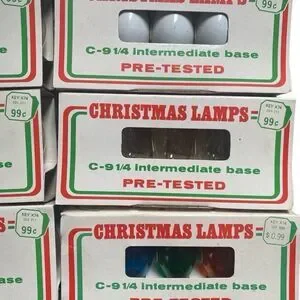 Vintage C-9 1/4 Replacement Bulbs - NEW OLD STOCK