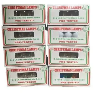 Vintage C-9 1/4 Replacement Bulbs - NEW OLD STOCK