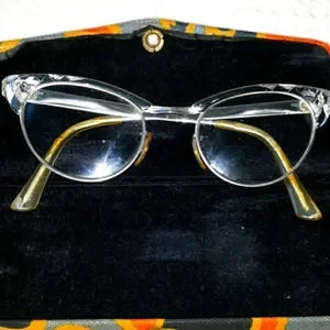 Vintage Cat Eye aluminum glasses