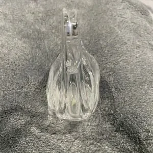 Vintage Cavan Ireland Crystal Swan Candy Dish