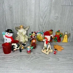 Vintage Christmas ornaments hallmark Disney 1979 Kurt Adler and more