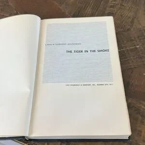 Vintage Copyright 1952-The Tiger In The Smoke By Margery Allingham
