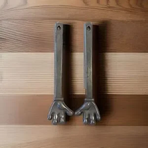 Vintage Disney Mickey Mouse Hands Cast Aluminum Salad Tongs / Mixers‎