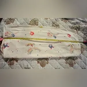 Vintage Dundee Rainbow Brite Baby Crib Sheet 1980s 