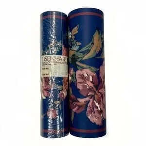 Vintage Eisenhart Wallpaper Border Lot Of 2 Floral Cottage Lilies Roses Dahlias