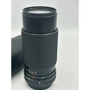 Vintage Film Camera Lens Sakar Macro 80-200mm Zoom 1:4.5 UV Filter
