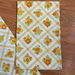 Vintage floral pillow cases standard size