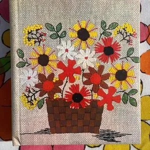 Vintage Floral Print Photo Albums