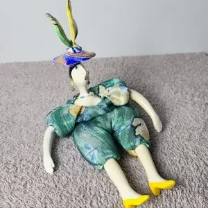 Vintage French Cerri Art Poupee Millet Doll Handmade