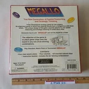 Vintage Game Megallo New Sealed Original Package Telly Courialis Rex Games 1998