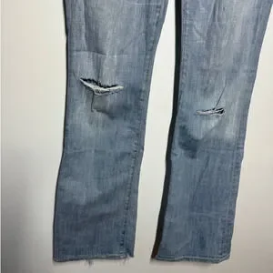 Vintage Guess Women 31 Denim Jeans Made Is USA Daredevil Boot Light Cotton
