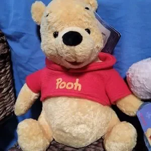 Vintage GUND Disney Winnie The Pooh Eeyore Plush Set Stuffed Animals