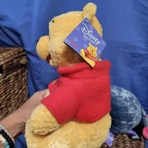 Vintage GUND Disney Winnie The Pooh Eeyore Plush Set Stuffed Animals