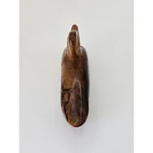 Vintage Hand Carved Wooden Mallard Duck Figurine Shelf Sitter Rustic Cabin Decor