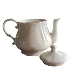 Vintage Heirloom Collection Fine Porcelain Teapot & Lid- Coastline Imports