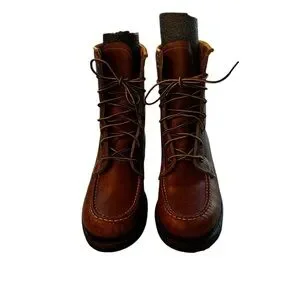 Vintage Herman Survivors Work Boots Leather Insulated Lace Up Size 7 1/2