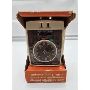 Vintage Ingraham Do-All Timer Automatic 24 Hour Lamp Appliance On/Off Retro